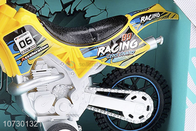 High Sales Inertial Motorcycle Toys Off-Road Autobike With Light And Music