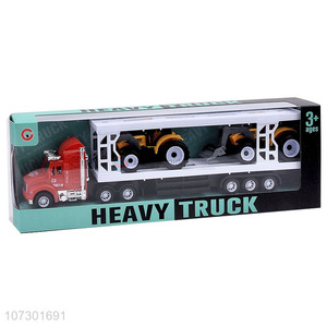 Good Quality Childrens Funny Toys Inertia Heavy Trailer Trucks With Cars