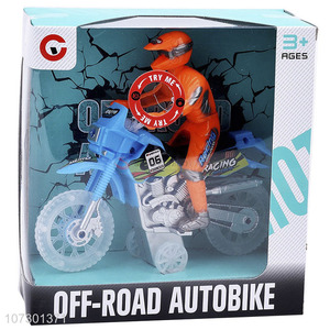 Latest Design Music Light Inertial Off-Road Autobike Toy Mini Motorcycle Toys