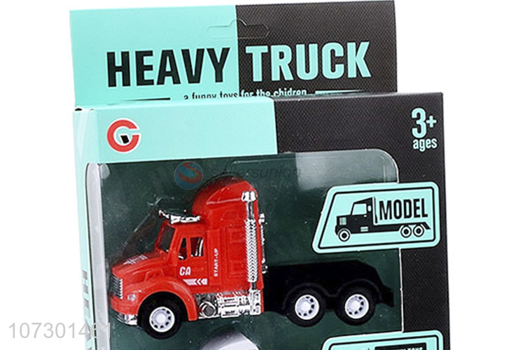 Competitive Price Inertia Heavy Trailer Truck Toy Set For Kids