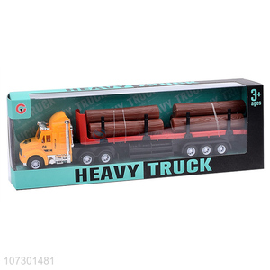 Super Quality Inertia Heavy Trailer Truck Toy Kids Friction Toy Truck