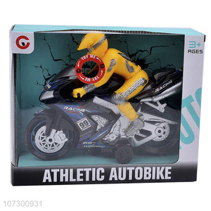 Premium Quality Kids Inertial Athletic Autobike Toy With Music And Light