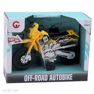 Top Selling Off-Road Autobike With Light And Music Inertial Mini Motorcycle Toys