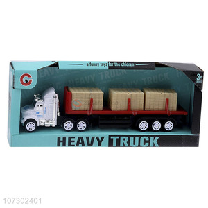 High Sales Inertial Heavy Trailer Truck Best Friction Truck Toy For Kids