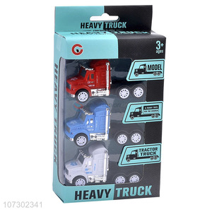 Contracted Design Inertia Heavy Trailer Truck Toy Set Kids Cool Toys