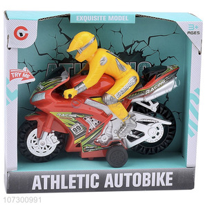 Wholesale Price Kids Inertial Athletic Autobike Plastic Toy With Light And Music