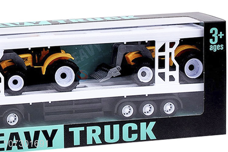 Good Quality Childrens Funny Toys Inertia Heavy Trailer Trucks With Cars