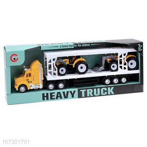 Customized Diecast Truck Model Best Inertia Heavy Trailer Truck Toys Set