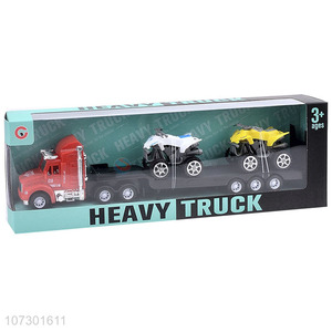 Latest Style Inertial Heavy Trailer Truck Friction Truck Toys Set