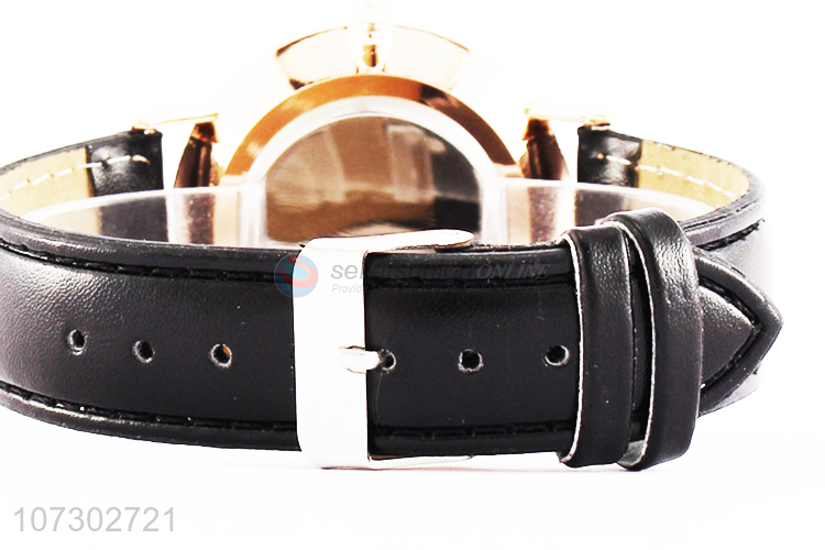 Hot Selling PU Leather Watchband Fashion Watch For Man