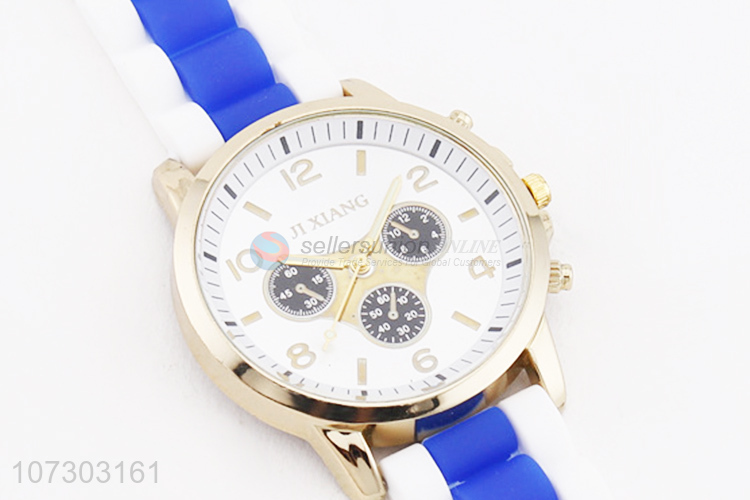Custom Colorful Silicone Watchband Watches Man Wrist Watch