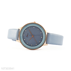 Simple Style PU Watchband Watches Fashion Wristwatch