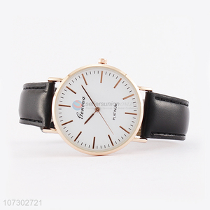 Hot Selling PU Leather Watchband Fashion Watch For Man