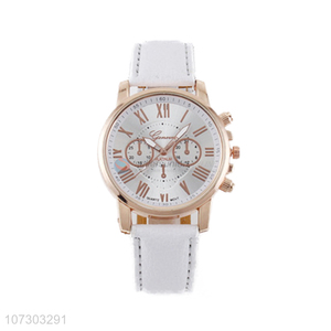 Good Sale White Watchband Watches Soft Wrist Watch