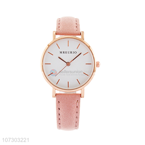 Wholesale Pink Watchband Wrist Watch Ladies Watches