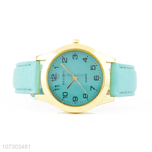 Custom Ladies Colorful Wrist Watch With PU Watchband