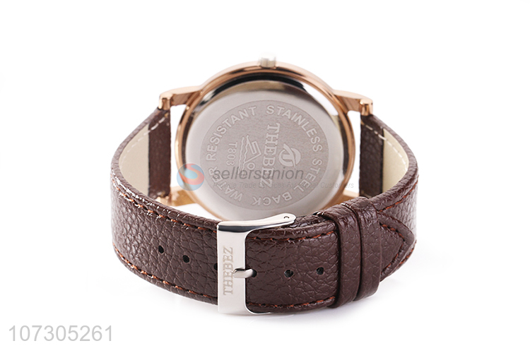 Fashion Style PU Watchband Watches Ladies Wrist Watch