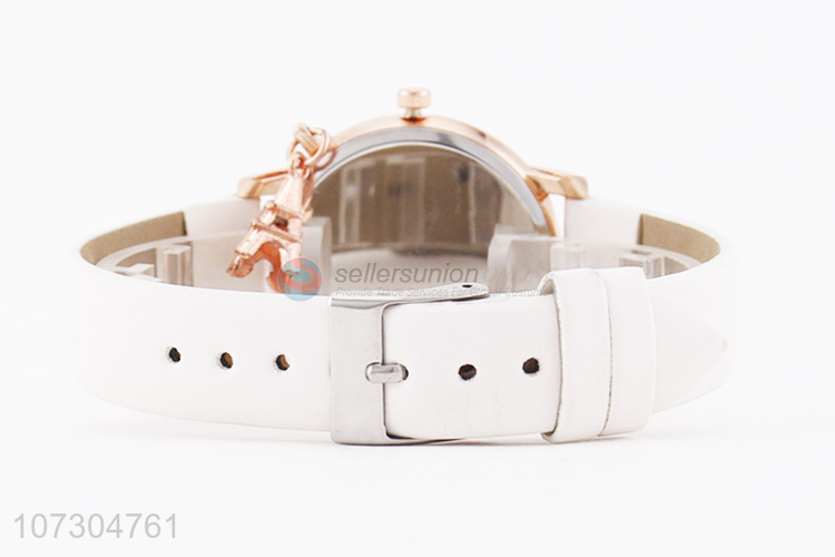 Good Quality PU Watchband Watches Ladies Wristwatch