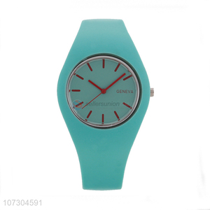 Good Price Silicone Watchband Watches Soft Wristwatch