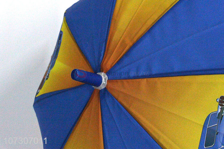 Low price custom logo printed staight umbrella for children