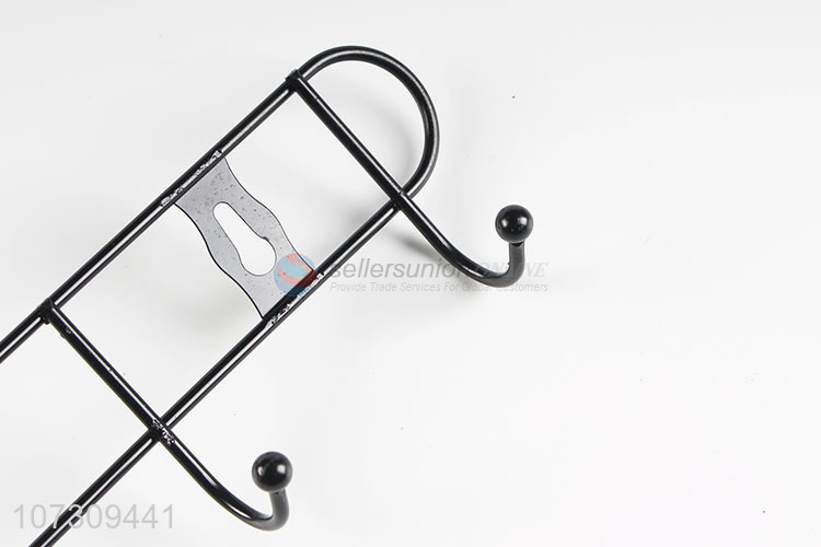 Wholesale Metal Wire Wall Hook Clothes Hanging Hanger With 10 Hooks