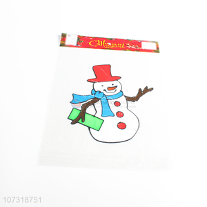 Best selling snowman shape window stickers for winter