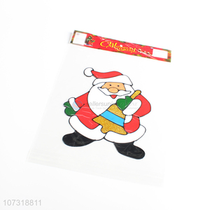 Wholesale cheap price santa claus window stickers for decoration