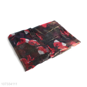 Best selling comfortable elegant flower printed women scarf