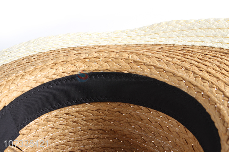 Wholesale Promotional Fashion Lady Hats Outdoor Paper Straw Hats For Women