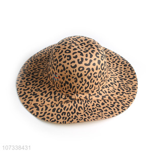 China Factory Professional Custom Ladies Wide Brim Polyester Hat