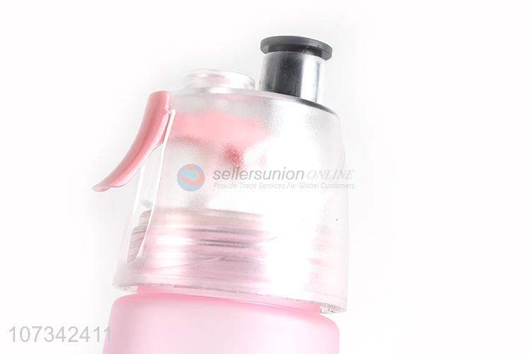 Creative Design 500ml Frosted Spray Cup Fashion Water Bottle