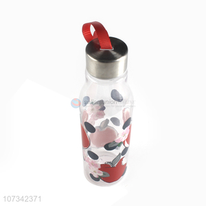 Fashion Printing Portable 600ml Water Bottle For Sale