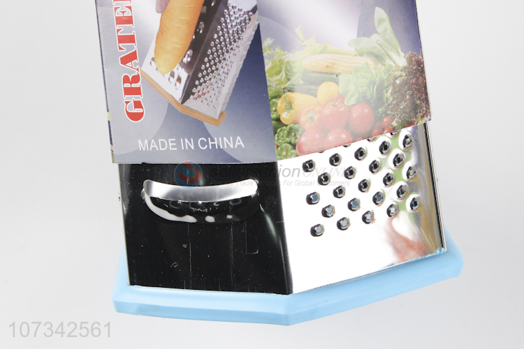New Popular Kitchen Gadgets Stainless Steel Six Sides Vegetable Carrot Potato Grater