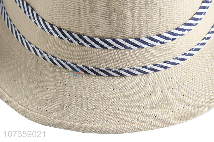 High Quality Canvas Wide Brim Fedora Hat For Sale