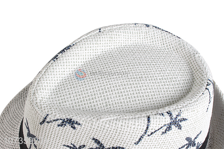 High Quality Straw Fedora Hat Breathable Sun Hat