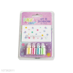 Cheap And Good Quality Nail Stickers Finger Nail Art Decoration Kit