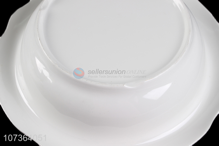 Wholesale Fashion Round Shallow Bowl Household Melamine Bowl