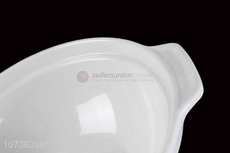 Best Sale Melamine Shallow Bowl With Two Ears