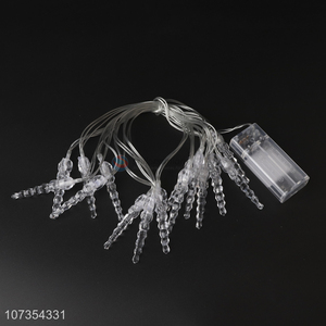 New product transparent  led lights chain string for xmas tree