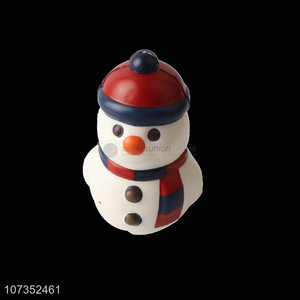 Low price snowman shape soft pu squeeze toys