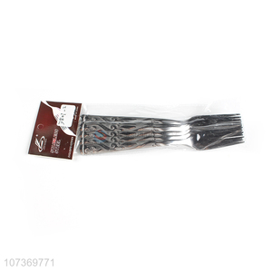 Latest design metal tableware set stainless steel dinner fork