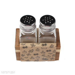 Wholesale Glass Pepper Salt Jar Pepper Shaker Seasoning Jar