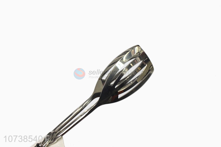 Best selling kitchenware stainless steel food tong serving tongs