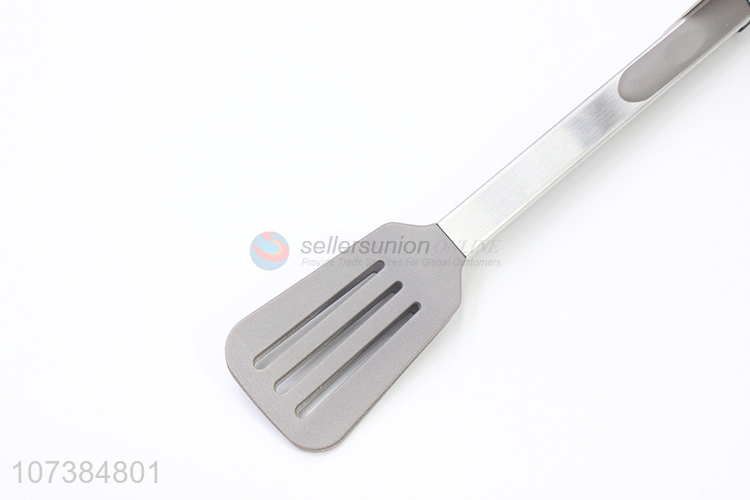 Good price 12 inch kitchenware stainless steel food tong serving tongs