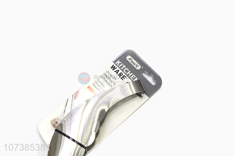 China manufacturer anti-scald stainless steel kitchen tongs serving tong