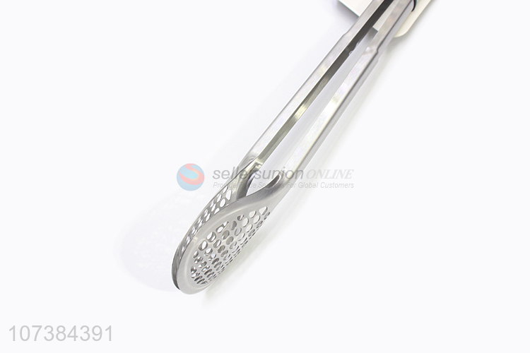 Suitable price 12 inch kitchen utensils stainless steel food tong