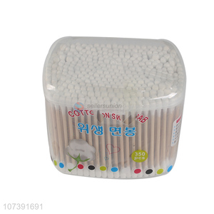 Good Quality Double Heads Cotton Swabs With Wooden Stick
