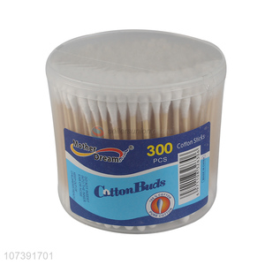 Professional Supply 300Pcs Disposable Double Heads Cotton Swabs