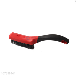 Hot Sale Curving Plastic Handle Steel Wire Brush