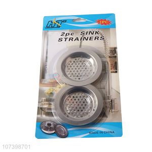 Best Selling 2 Pieces Stainless Steel Sink Strainer Set